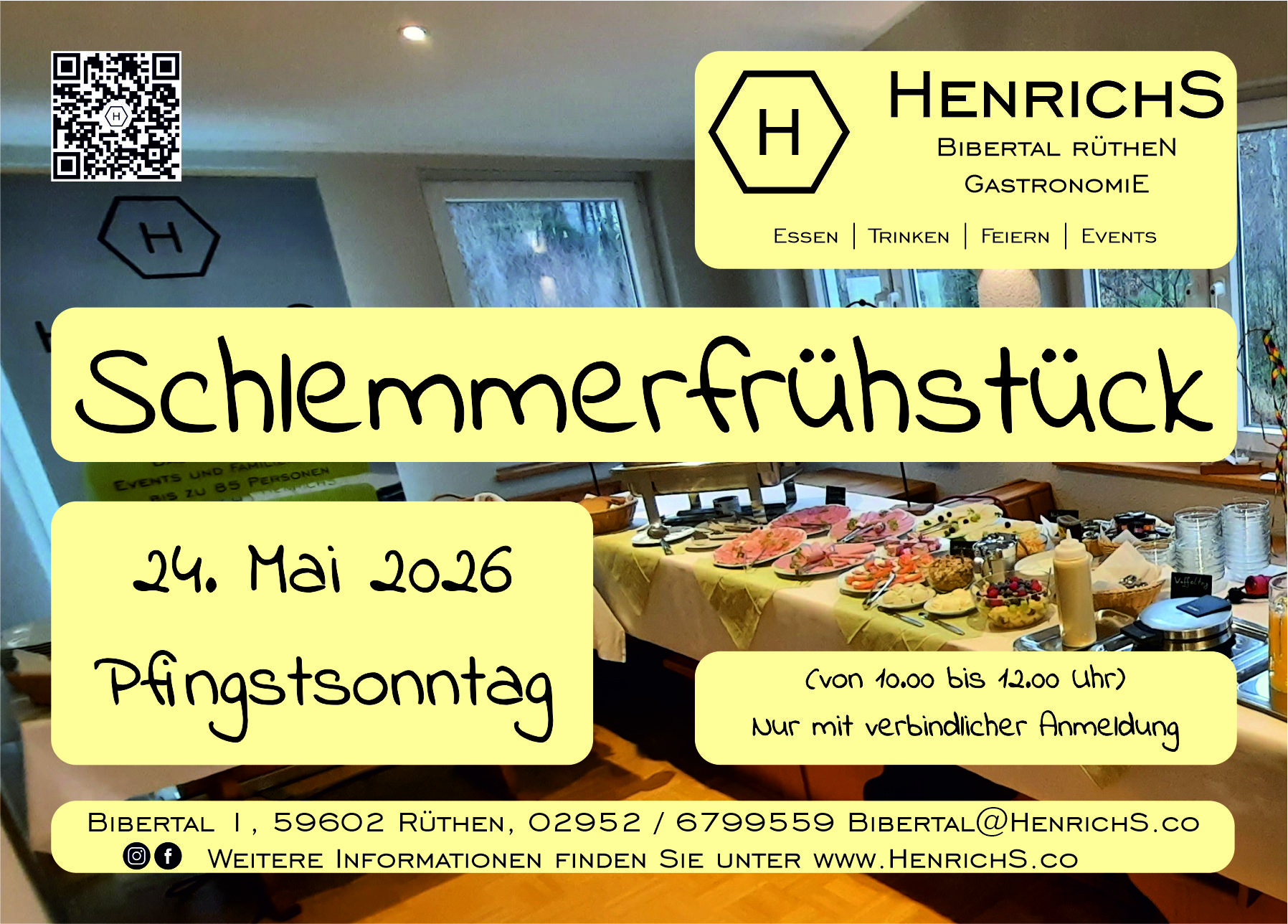 Flyer Pfingstfr&uuml;hst&uuml;ck